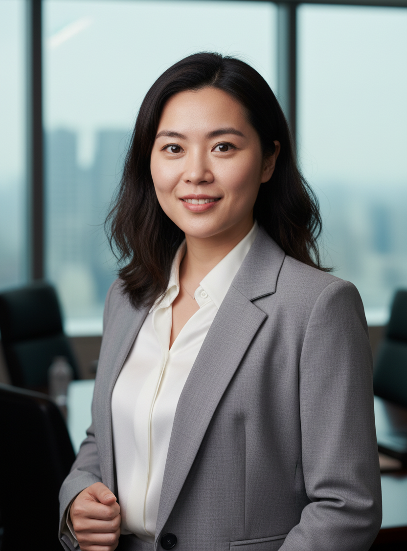 LinkedIn頭像示範-女性活力風