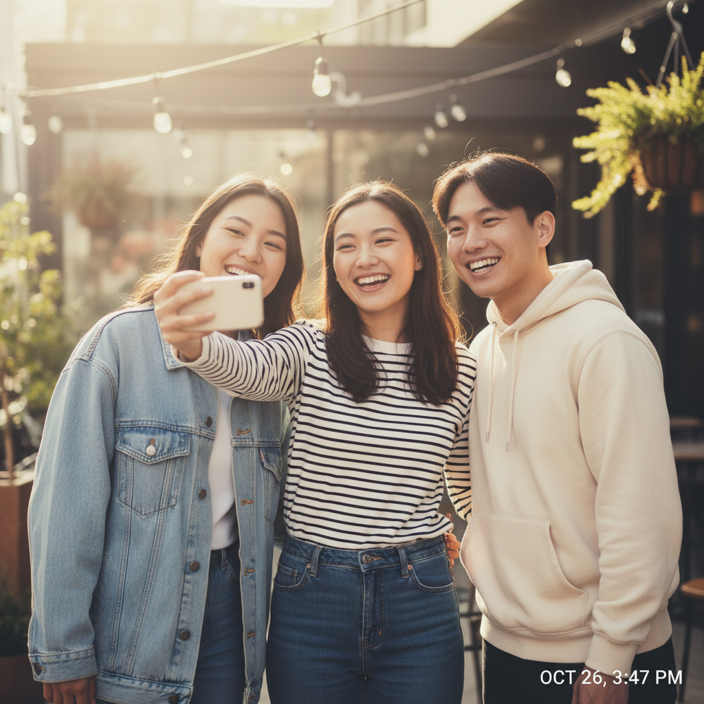 求職照錯誤：多人合照裁切